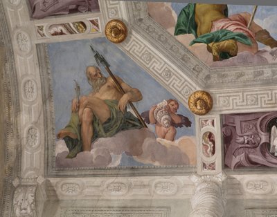 Paolo Caliari znany jako Veronese, fresk, Villa Barbaro, Maser, Włochy autorstwa Veronese