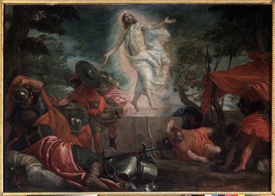 Zmartwychwstanie, ok. 1580 (olej na płótnie) autorstwa Veronese