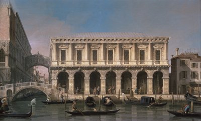 Most Westchnień (olej na płótnie) autorstwa Canaletto