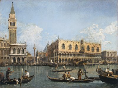 Widok na dorzecze San Marco z Punta della Dogana autorstwa Canaletto