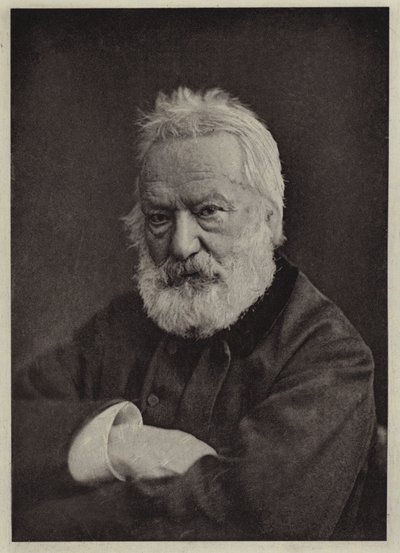 Victor Hugo (zdjęcie czarno-białe) autorstwa Nadar