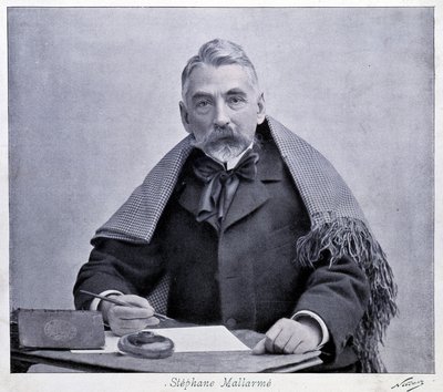 Mallarme (1842-1898) - fotografia Nadara, Carnavalet. autorstwa Nadar