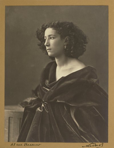Portret Sarah Bernhardt w 1864 roku autorstwa Nadar autorstwa Nadar