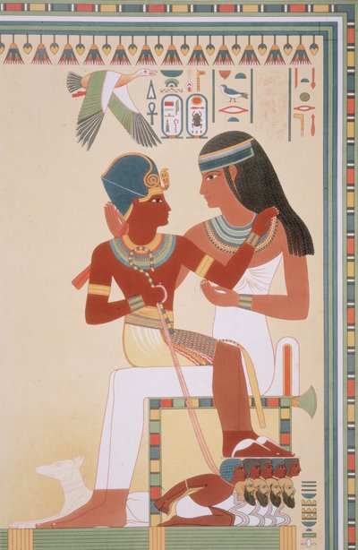 746.c.1. & f.8 Amounoph II i jego guwernantka z „Histoire de l