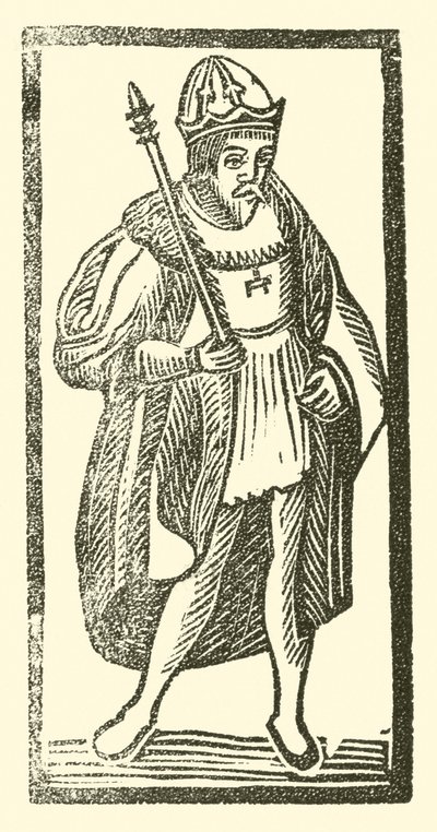 Ilustracja do Ballad Roxburghe (drzeworyt) autorstwa (after) English School