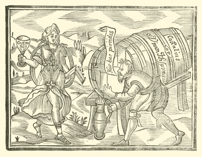 Ilustracja do Ballad Roxburghe (drzeworyt) autorstwa (after) English School