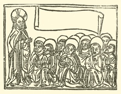 Ilustracja do Ballad Roxburghe (drzeworyt) autorstwa (after) English School