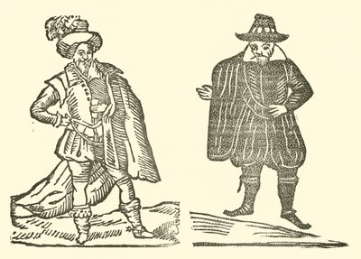 Ilustracja do Ballad Roxburghe (drzeworyt) autorstwa (after) English School