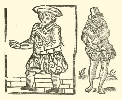 Ilustracja do Ballad Roxburghe (drzeworyt) autorstwa (after) English School
