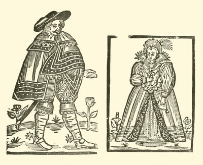 Ilustracja do Ballad Roxburghe (drzeworyt) autorstwa (after) English School