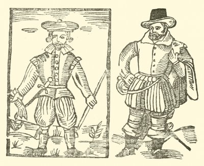 Ilustracja do Ballad Roxburghe (drzeworyt) autorstwa (after) English School