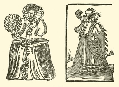 Ilustracja do Ballad Roxburghe (drzeworyt) autorstwa (after) English School
