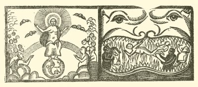 Ilustracja do Ballad Roxburghe (drzeworyt) autorstwa (after) English School