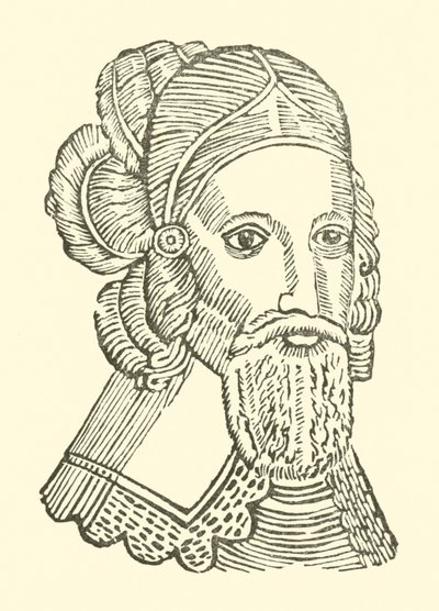 Ilustracja do Ballad Roxburghe (drzeworyt) autorstwa (after) English School