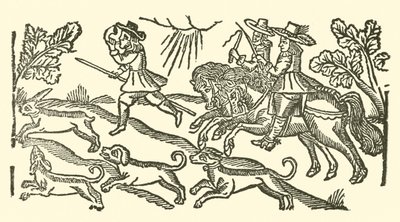 Ilustracja do Ballad Roxburghe (drzeworyt) autorstwa (after) English School