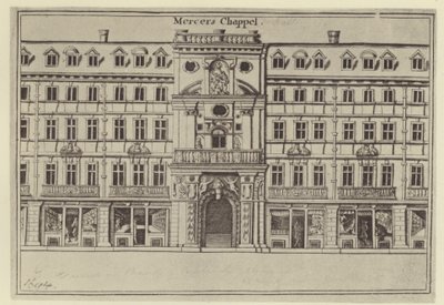 Kaplica Błagańców, ok. 1694 (lito) autorstwa (after) English School