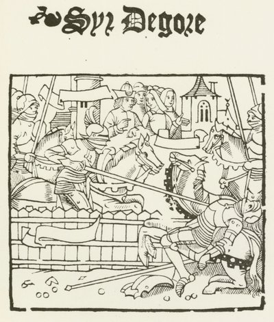 Sir Degore (grawerunek) autorstwa (after) English School