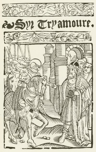 Sir Tryamoure (grawerunek) autorstwa (after) English School