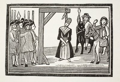 Całe życie i przygody panny Davis, powszechnie nazywane Pięknością w przebraniu, ilustracja z „Chap-books of the XVIII Century” Johna Ashtona, wyd. 1882 (lit) autorstwa (after) English School