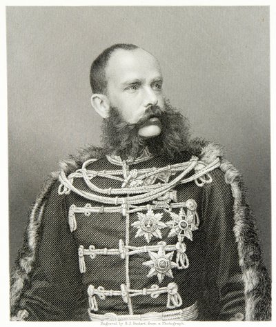 Franciszek Józef (grafika) autorstwa (after) English photographer