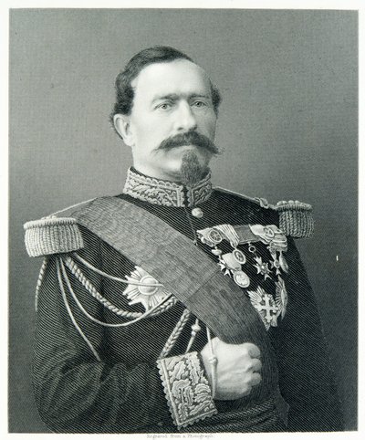 Generał Bourbaki autorstwa (after) English photographer