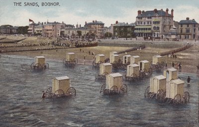 The Sands, Bognor (foto colorida)polonês autorstwa (after) English photographer