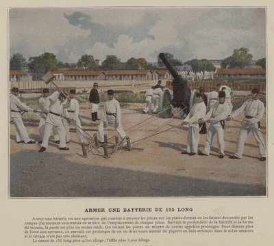Uzbrojenie 155 Long Battery (kolorowe zdjęcie) autorstwa (after) French Photographer
