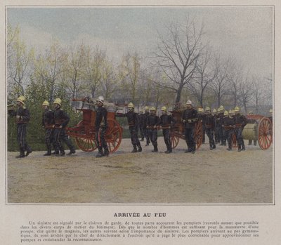 Przyjazd na światłach (kolorowe zdjęcie) autorstwa (after) French Photographer