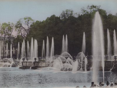 Basen Neptuna, Basen Neptuna (zdjęcie kolorowe) autorstwa (after) French Photographer