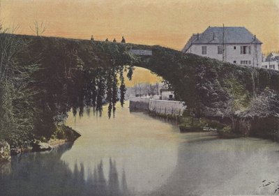 Betharram, Le Pont (kolorowe zdjęcie) autorstwa (after) French Photographer