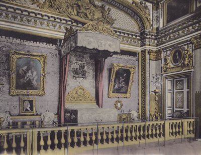 Sypialnia Ludwika XIV, Sypialnia Ludwika XIV (kolorowe zdjęcie) autorstwa (after) French Photographer