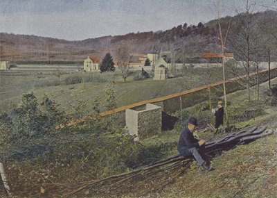 Chevreuse, Opactwo Port-Royal (kolorowe zdjęcie) autorstwa (after) French Photographer