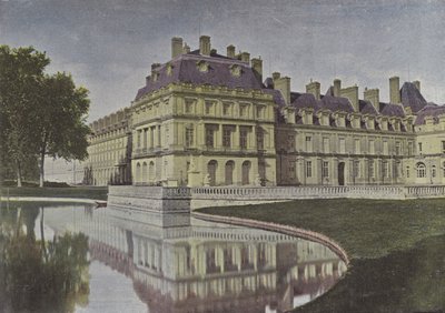 Fontainebleau, Dziedziniec Fontanny (kolorowe zdjęcie) autorstwa (after) French Photographer