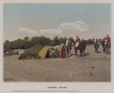 Gourbi Arabe (kolorowe zdjęcie) autorstwa (after) French Photographer
