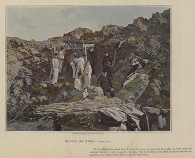 Wojna minowa, Atak (kolorowe zdjęcie) autorstwa (after) French Photographer