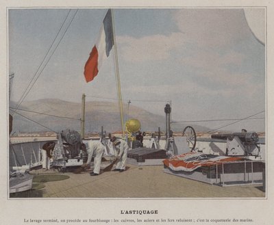 Szarpanie (kolorowe zdjęcie) autorstwa (after) French Photographer