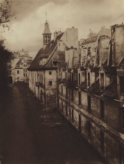 Wnętrze Hospicjum des Menages w 1868 r. (zdjęcie czarno-białe) autorstwa (after) French Photographer