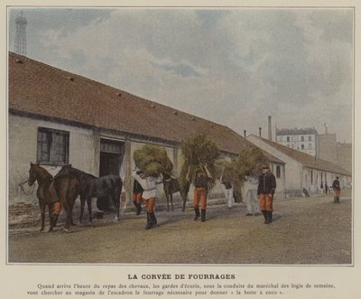 The Forage Corvee (kolorowe zdjęcie) autorstwa (after) French Photographer
