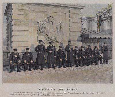 La Digestion "aux Canons" (zdjęcie kolorowane) autorstwa (after) French Photographer