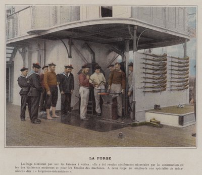 La Forge (kolorowe zdjęcie) autorstwa (after) French Photographer