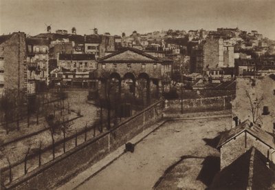 Bariera Clichy (zdjęcie czarno-białe) autorstwa (after) French Photographer