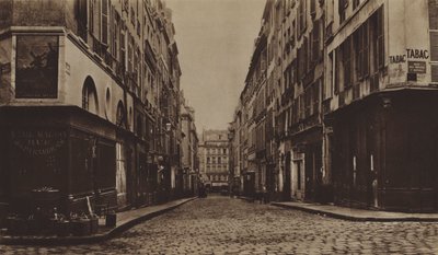 Rue des Moulins około 1866 r., zburzona, aby zrobić miejsce dla alei de l