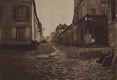 Rue du Cendrier, dzielnica Saint-Marcel (zdjęcie czarno-białe) autorstwa (after) French Photographer