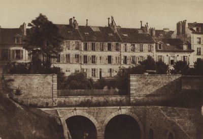 Stary tunel Batignolles (zdjęcie czarno-białe) autorstwa (after) French Photographer