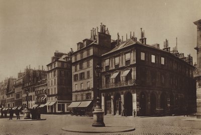 Stary dworzec Saint-Lazare (zdjęcie czarno-białe) autorstwa (after) French Photographer