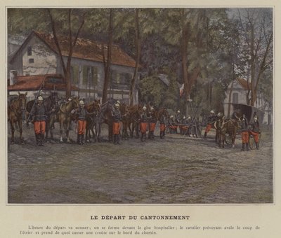 Opuszczenie kantonu (kolorowe zdjęcie) autorstwa (after) French Photographer