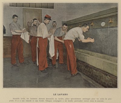Le Lavabo (zdjęcie kolorowe) autorstwa (after) French Photographer