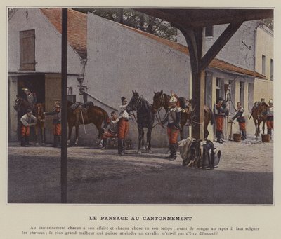 Uwodzenie w Cantonment (kolorowe zdjęcie) autorstwa (after) French Photographer