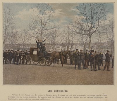 Poborowi (kolorowe zdjęcie) autorstwa (after) French Photographer