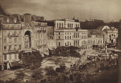 Teatry „Boulevard du Crime” (zdjęcie czarno-białe) autorstwa (after) French Photographer